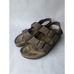 Birkenstock Milano Brown Sandals M9 / EUR 42 / L11 Adjustable Straps